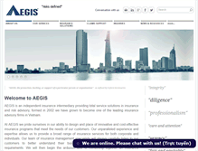 Tablet Screenshot of aegisrs.com